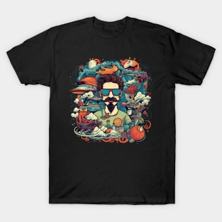 Hipster crazy doodle classic design T-Shirt